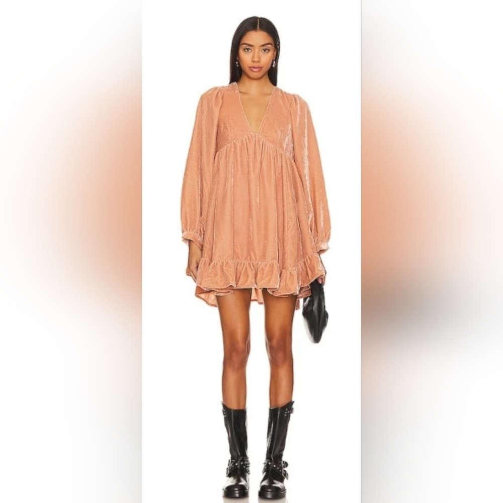 Free People Estella Velvet Mini, Size S